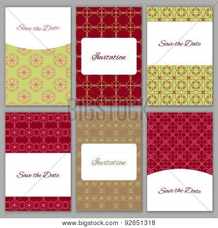 Set Of Save The Date Templates