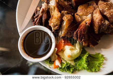 baked pork belly with garlic
