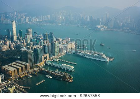 Hong Kong View From Icc Sky100