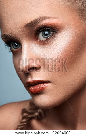 Fashion Commercial Blonde Model