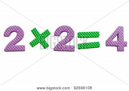 2x2, simple mathematical formula