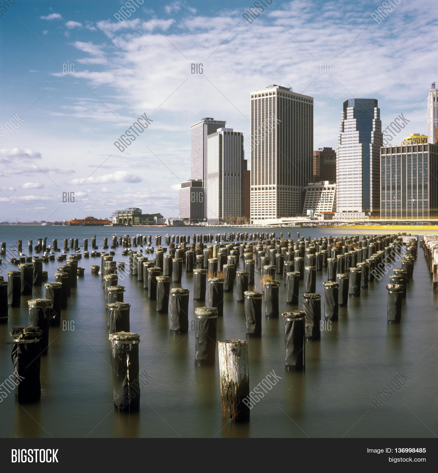 Old Pier Pylons Image & Photo (Free Trial) Bigstock