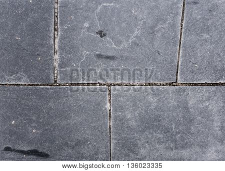 Natural Paving Stone Slabs Flor, Walkway Or Sidewalk Texture.