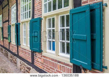 Blinds And Windows Of The Monastery In Wietmarschen