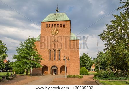 Historic Church In The Center Of Wietmarschen
