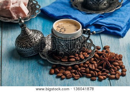 Turkish Coffee And  Delight