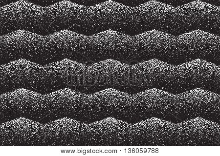 Vector dotted texture. Abstract dotwork engraving stippling background