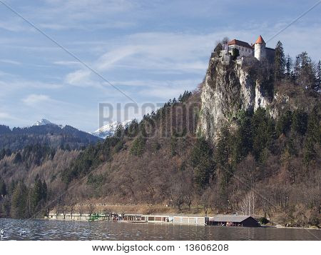 Bled kasteel. Lake Bled. Slovenië