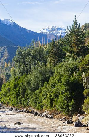 San Alfonso Valley, Trail In The  Mountain