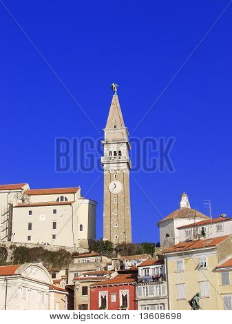 Adriatische kust van Slovenië. Piran