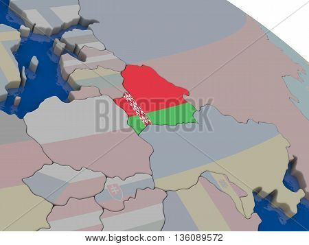 Belarus With Flag