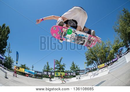 Bruno Simoes During The Dc Skate Challenge