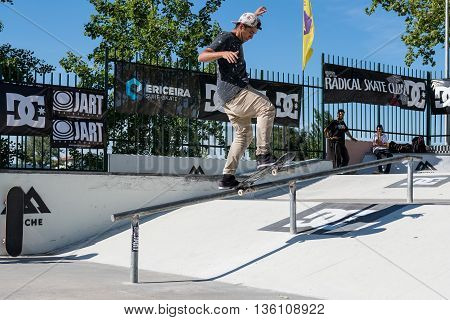 Daniel Fernandes During The Dc Skate Challenge