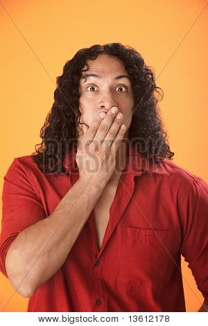 Uomo sconvolto