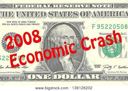 2008 Economic Crash - Business Concept