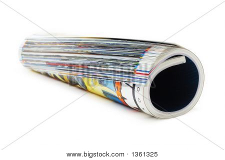 Magazine Roll (isolé On White)