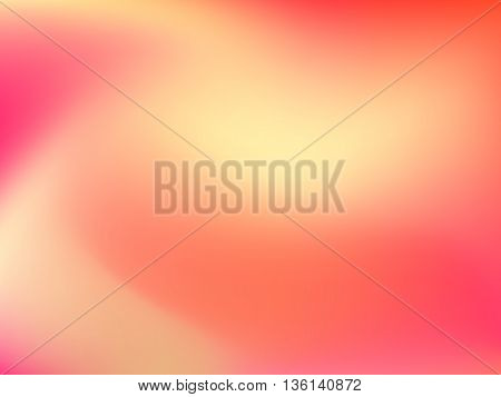 Abstract gradient blur background with red, orange, yellow and maroon colors for deign concepts, web, presentations and prints. Vector illustration.