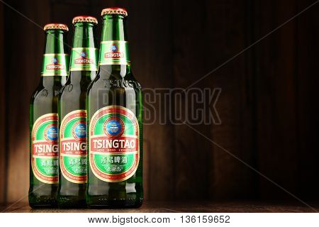 Tree Bottles Of Tsingtao Beer
