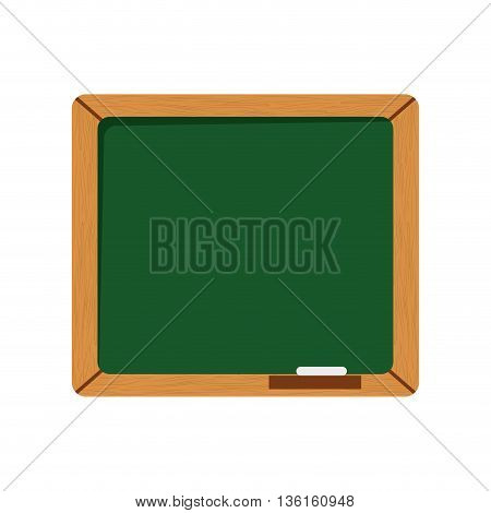 School and education concept represented by chalkboard icon. isolated and flat illustration