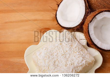 Brazilian Traditional Dessert: Sweet Couscous (tapioca) Pudding (cuscuz Doce)