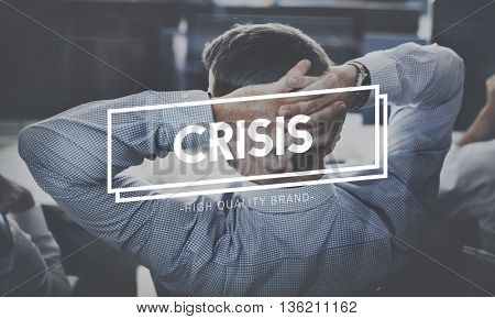 Thinking Crisis Analyse Depression Problem Concept