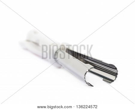 Cupcake corer tool for the core removal, isolated over the white background