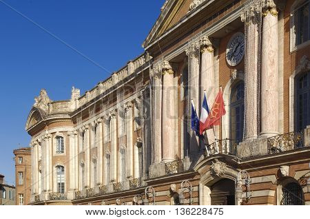 City Hall of Toulouse, Le Capitole Square, France