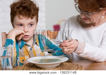 Wishing This Meal Would Finally End