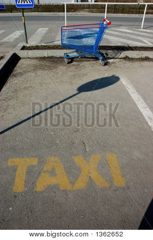 Nákupní košík jako Taxi