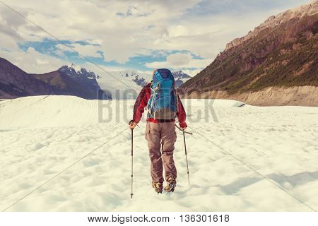 Ascent to Donoho peak, Alaska