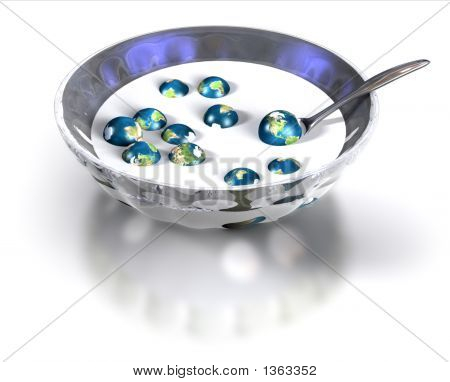 Earth Flakes With Milk