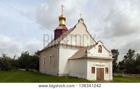 Old medieval orthodox church of St. Paraskevi (17th century Samchyky Ukraine)