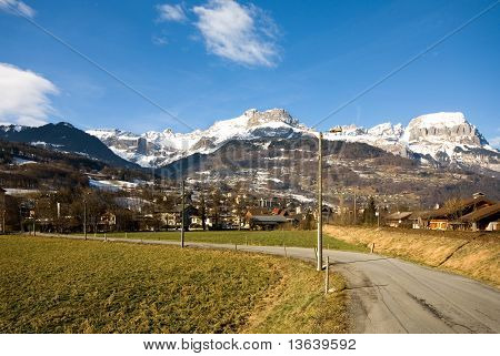 Miasto alpejskie, Francja