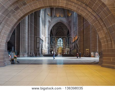 Liverpool Cathedral In Liverpool