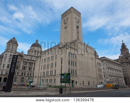 Queensway Tunnel Ventilation Tower In Liverpool