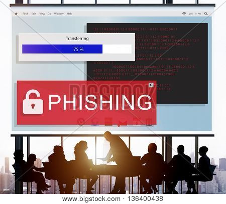 Fraud Hacking Spam Scam Phising Concept