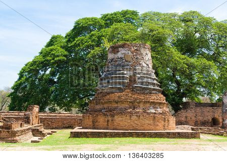 Wat Phrasrisanphet Old Temple Ayutthaya Historical Park