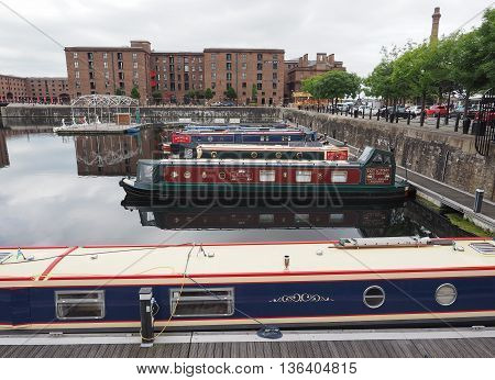 Albert Dock And Salthouse Dock In Liverpool