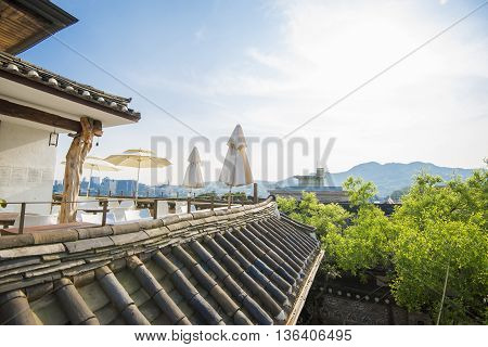 Hahoe Folk village in South Korea in Seoul South Korea