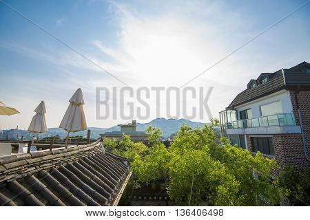 Hahoe Folk village in South Korea in Seoul South Korea