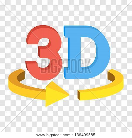 3D Rotate Button Sign Vector & Photo (Free Trial) | Bigstock