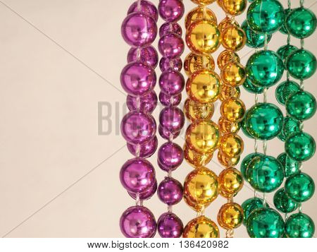 Mardi Gras Beads From New Orleans' Parades