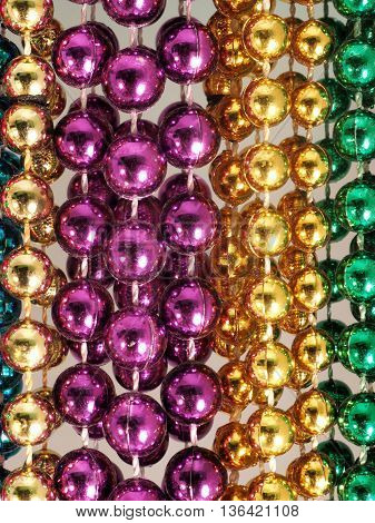 Mardi Gras Beads From New Orleans' Parades