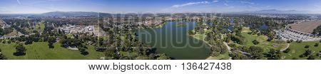 Aerial View Of Whittier Narrows Recreation