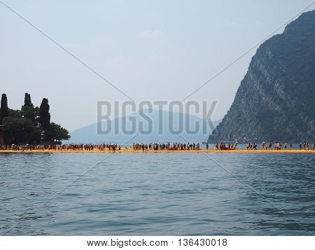 The Floating Piers In Lake Iseo