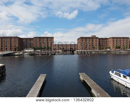 Albert Dock And Salthouse Dock In Liverpool