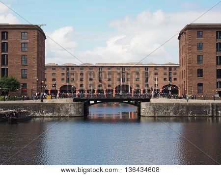 Albert Dock And Salthouse Dock In Liverpool