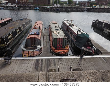 Albert Dock And Salthouse Dock In Liverpool