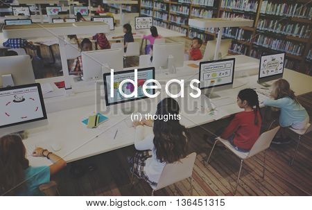 Ideas Thoughts Creativity Inspiration Imagination Concept