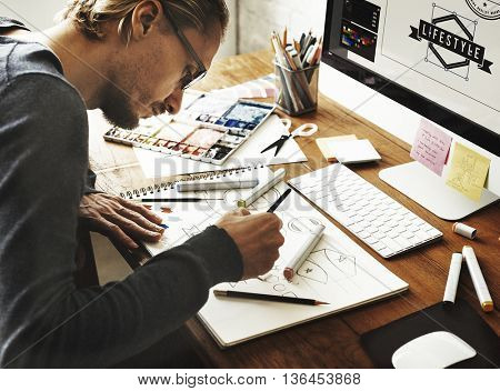 Artist Creative Designer Illustrator Graphic Skill Concept